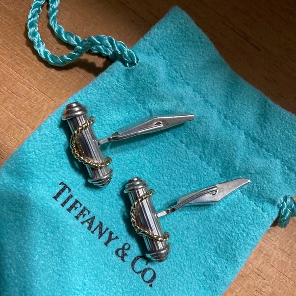 Authentic Tiffany & Co Silver Cufflinks